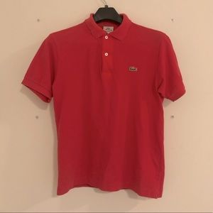 Lacoste Men’s Pink Polo Shirt (S)